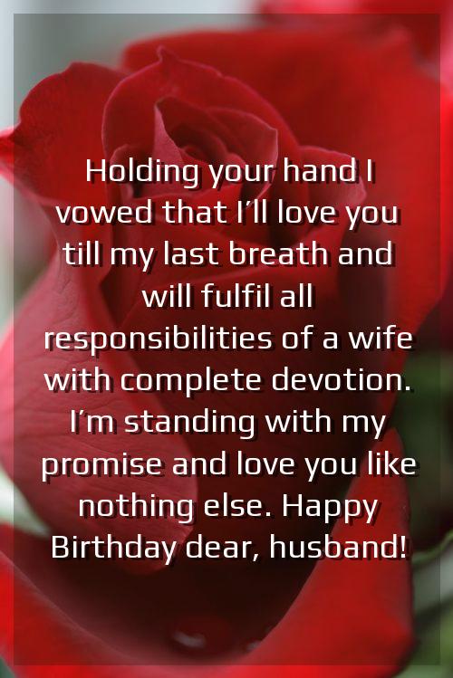 happy birthday hubby quotes in english